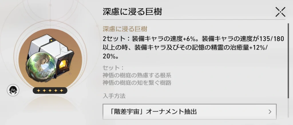 「深慮に浸る巨樹」セット